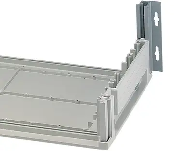 Profiles / profile sets Wall corner profile sets, aluminium, silver grey, powdered