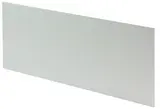 EMC front panels, natural-coloured anodised aluminium on front, 2 mm, passivated on rear, plug-in