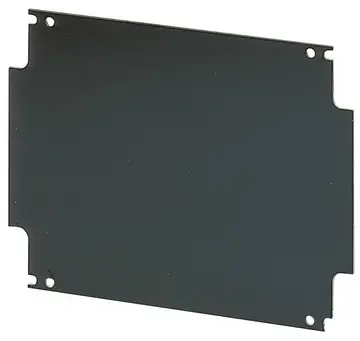 Front and mounting panels Mounting plate for rear lid, laminated paper