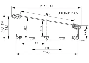 Alu Topline ATPH IP Katalogbasiszeichnung 2804532