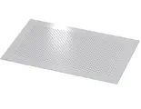 Cover plates with ventilation, 1 mm, natural-coloured anodised aluminium