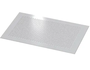 Afdekplaten Afdekplaten met ventilatie, 1 mm, alu, natuurkleur geanodiseerd