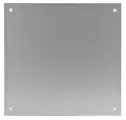 Front panels, natural-coloured anodised aluminium