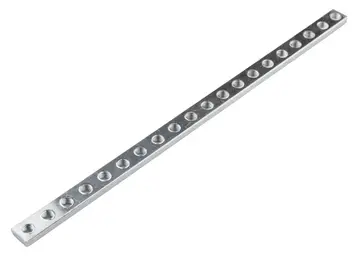 Accessoire 19" Bandes taraudées pour les aménagements intérieurs 19" et les rails modulaires frontaux