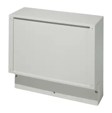 Con cubierta frontal atornillable para teclados de membrana; máx. IP 65 Caja con pre-troquelado de rosca métrica en la caja de terminales