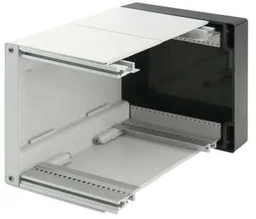 19" accessories 19" internal construction for connectors DIN EN 60603-2 with blind front panels for basic element without front