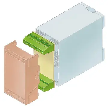 Connection terminals Connection terminals for circuit boards which are parallel to the front side