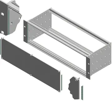 EMC-afscherming EMC-veren staal roestvrij, voor de contactvorming tussen frontplaten, frontplaat en flens of achterwand en achterste afsluitprofiel