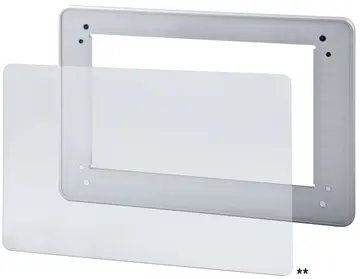 Aluminium BoTouch front frame, anodised aluminium