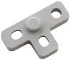 Wandlaschen rückseitig anschraubbar, Polycarbonat