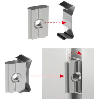 Accessories Slot nuts, swivellable, for VESA mounting ATPH-IP