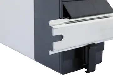 CC 500 Enclosures Snap foot for top hat rails DIN EN 60715 TH 35 for insertion into the grooves in the rear lid, polyamide