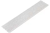 Cover plates, perforated, 1mm, galvanised sheet steel, for frame-type plug-in units, 3 U
