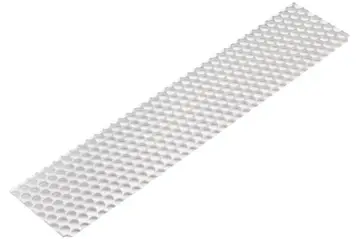 Kassetten Abdeckbleche perforiert, 1mm, Stahl verzinkt, für Kassetten PRO, 3 HE, für Kartentiefe 160 mm