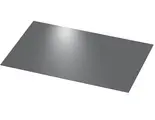 Plain cover plates, 1 mm, graphite grey aluminium, powder-coated