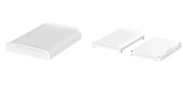 Couvercle plastique Couvercle du boîtier, plastique, blanc