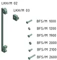 Leiterkartenhalter und Befestigungsmaterial