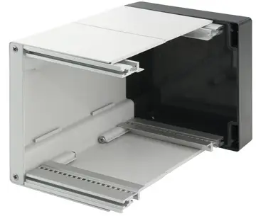 19"-toebehoren 19"-binnenopbouw voor BUS-platine met blinde frontplaten voor basiselement zonder front