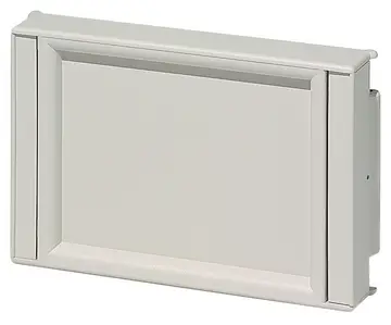 Fronts Closed front frame for accommodating membrane keypads, screw-on