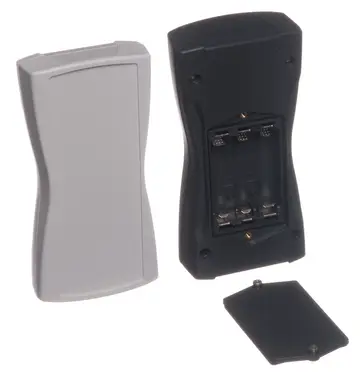 With membrane keypad area and battery compartment BS 601 F with compartment for 3 mignon (AA) batteries, IP 40