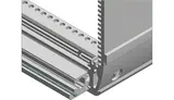 EMC round cord seal, for mounting in front profiles for conductive connections between profiles and plug-in EMC front panels