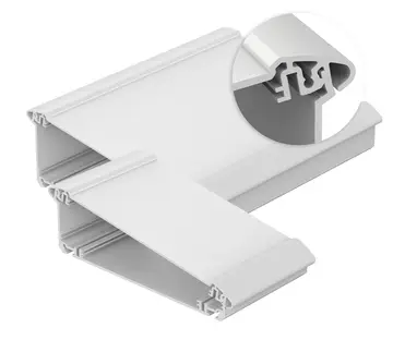 Enclosure Enclosure profiles, horizontally-divided