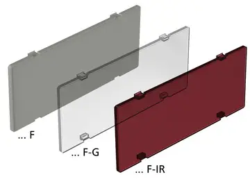 Behuizing Frontplaten