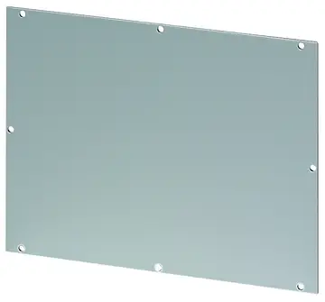 Front and mounting panels Front panels for FO front, 2 mm, natural-coloured anodised aluminium