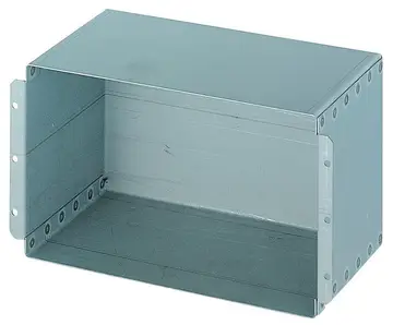 for control panel and cavity wall mounting Bases, galvanised sheet steel