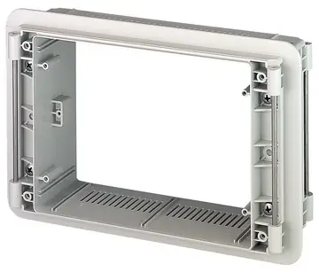 Basic elements Basic element for control panel mounting, with air vents