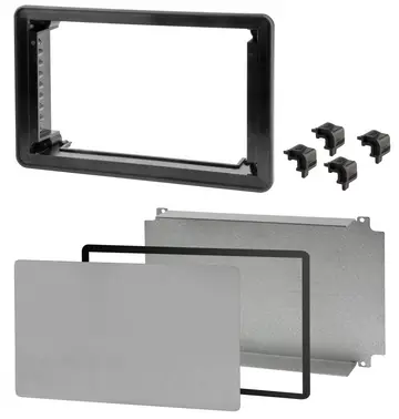 Plástico BoTouch Plástico, set para montaje en panel de control con placa frontal de aluminio