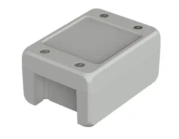 Enclosure with membrane lid, light grey, screwed Enclosure with membrane lid, light grey, screwed