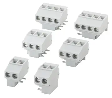 Connection terminals Screw connection terminal blocks, single section, 5 mm pitch, for wave soldering processes