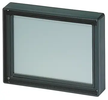 Front- en montageplaten Frontplaten binnen liggend voor FO..., 2 mm, alu, natuurkleur geanodiseerd, IP 65