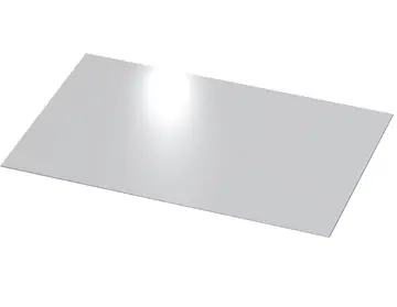 Cover plates Plain cover plates, 1 mm, natural-coloured anodised aluminium