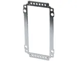 Rear panel open, galvanised sheet steel, for IZK/M frame-type plug-in units
