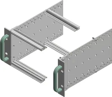 Perfiles/juegos de perfiles Asidero para bridas FLG/M, de aluminio anodizado en color natural