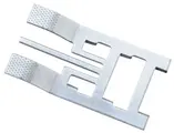 Spring clamp for fixing enclosure
