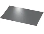 Plain EMC cover plates, aluminium, visible area graphite grey, powder-coated