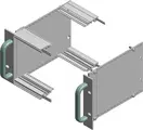 Maniglie per flange FLG, alluminio anodizzato in colore naturale