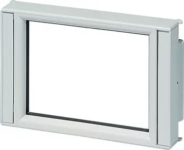 Fronts Open front frame with integrated seal, screw-on