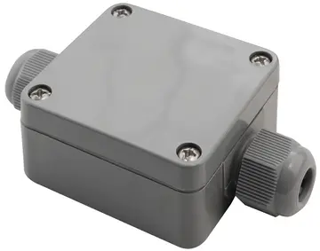 Enclosures with cable glands Enclosure with 2 moulded-on Pg 11