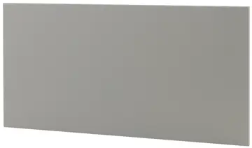 Front and rear panels Rear panels, light grey, 2 mm, plastic