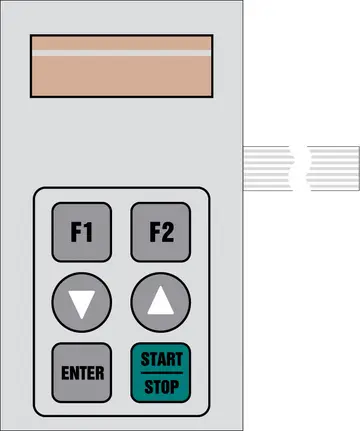  | Pour BOPLA-Arteb Clavier à membrane pour BOPLA-Arteb 225, avec 6 touches