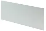 Front panels, 2 mm, natural-coloured anodised aluminium, plug-in