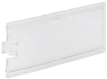 Front panel Front flaps, snap-on, crystal-clear, PC-FR