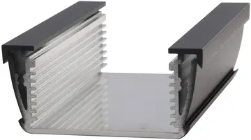 Enclosure profiles, open on one side Enclosure profiles, open on one side